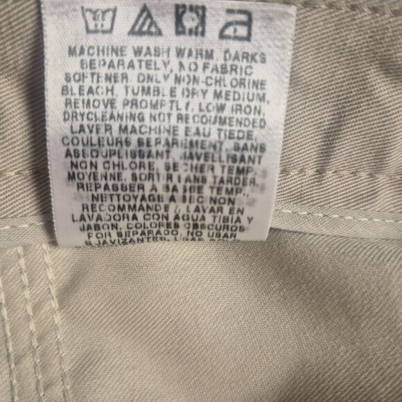 Lee Stain Resistant Khakis Men’s Dress Pants Double Pleat 44x30 New With Tags - Picture 7 of 7